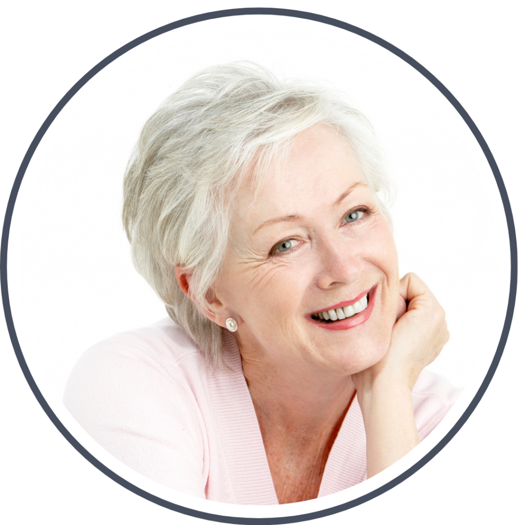 Ältere Dame für AntiAging